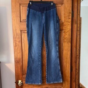 Motherhood Dark Blue Flare Jeans